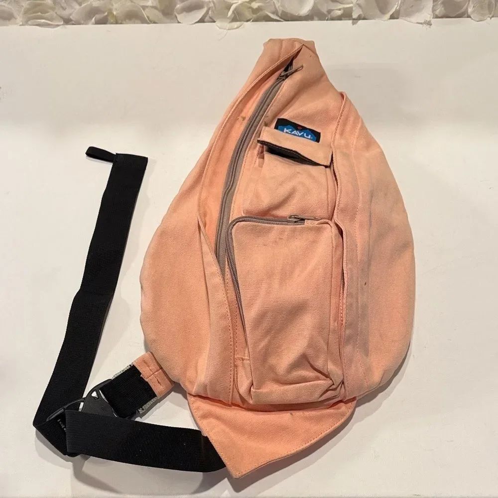 Kavu Coral Belt Bag with Black Strap